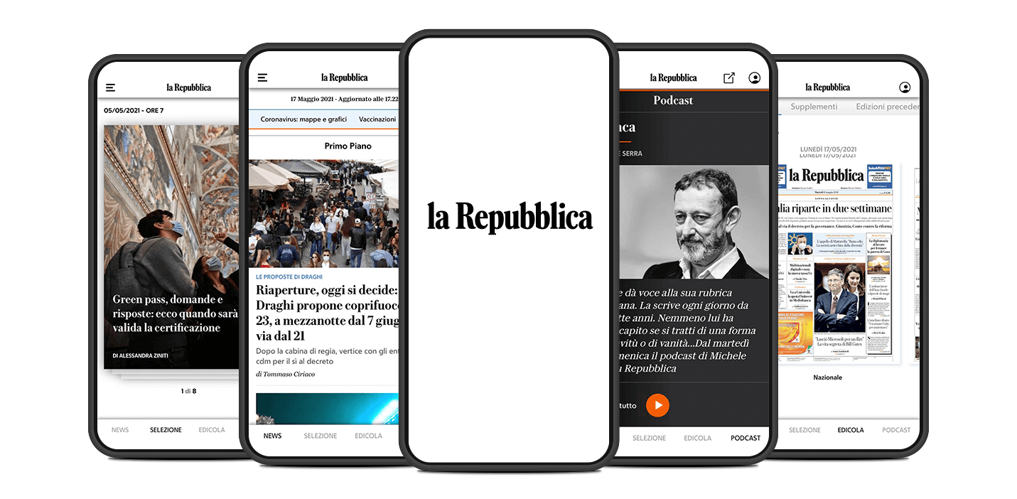 La nuova app di Repubblica